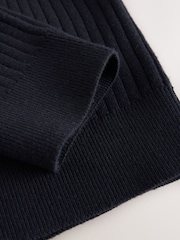Granatowy - Essential Textured Polo Shirt - Obraz 7 z 7