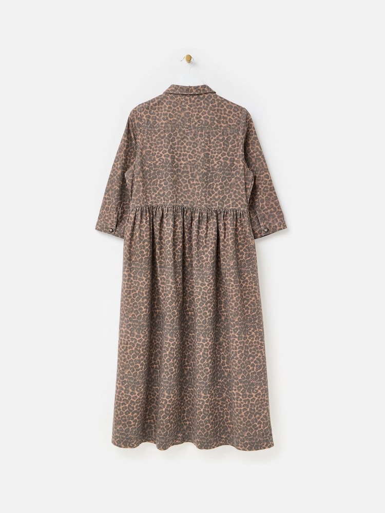 knee length dresses for ladies Petal & Pup Women's Callum Midi Dress, Dark Denim