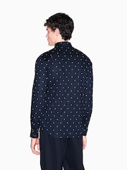 Armani Exchange Black Slim Fit Long Sleeve Shirt - Image 2 of 5