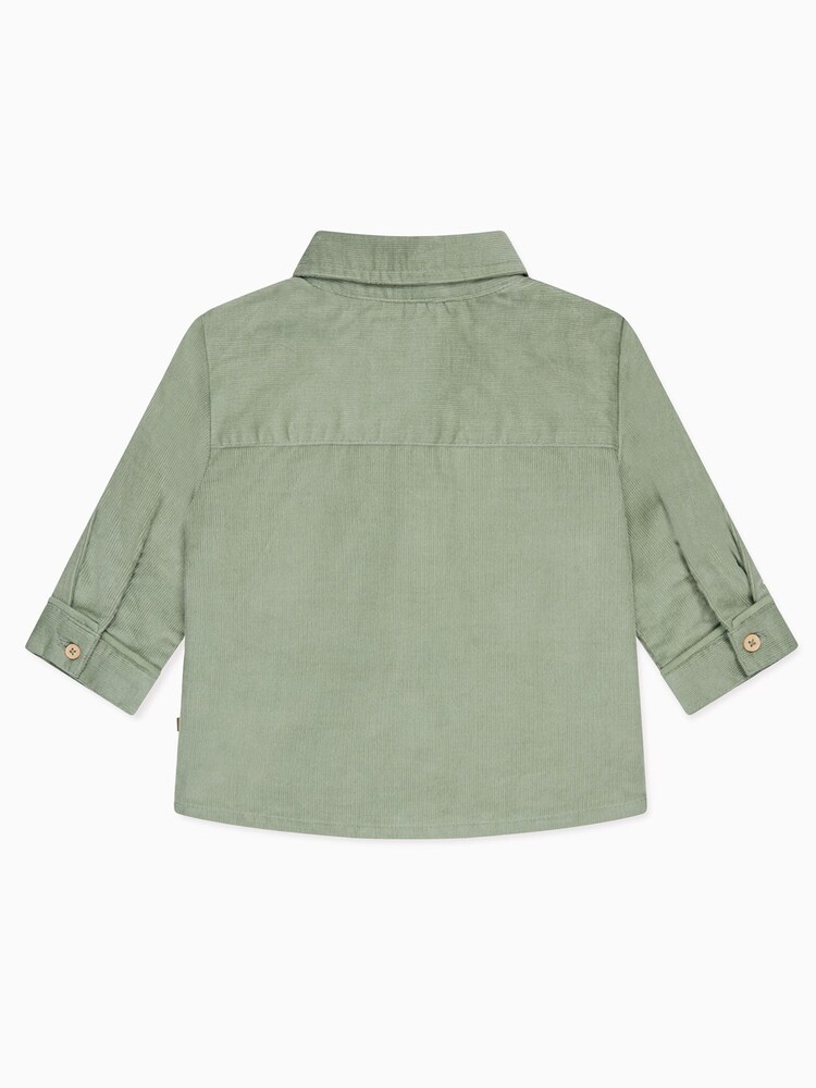 MORI Green Corduroy Shacket - Image 4 of 4 MORI Green Corduroy Shacket - Image 4 of 4