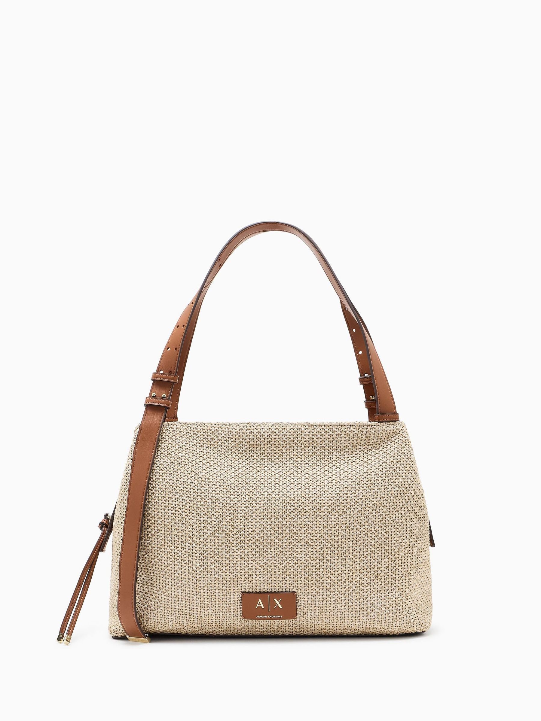 Buy Armani Exchange Natural Shopping Bag from Next USA