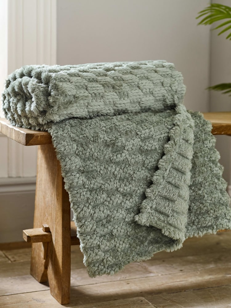 Deyongs Sage Featherstone Throw - Image 1 of 3 Deyongs Sage Featherstone Throw - Image 1 of 3