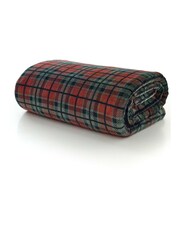 The Lyndon Company Red Check Throw - Image 2 of 2
