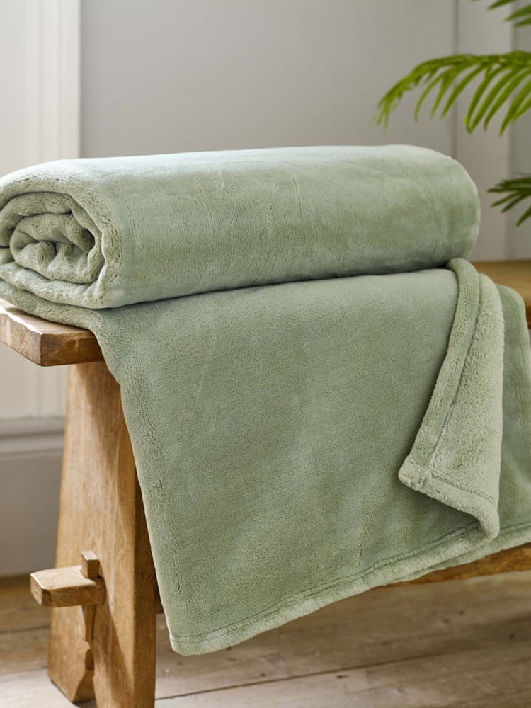 The Lyndon Company Sage Coco Touch Throw - Image 1 of 2 The Lyndon Company Sage Coco Touch Throw - Image 1 of 2