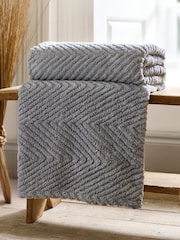 Deyongs Dove Grey Hemsworth Throw - Image 1 of 2