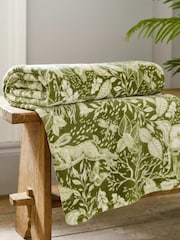 Deyongs Sage Winter Forest Fleece Throw - Image 1 of 2