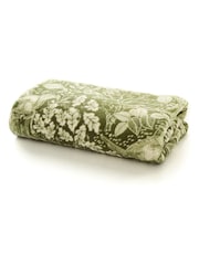 Deyongs Sage Winter Forest Fleece Throw - Image 2 of 2