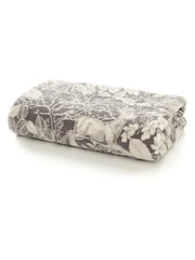 Deyongs Grey Winter Forest Fleece Throw - Image 2 of 2