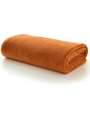 Deyongs Rust Snuggle Touch Fleece Throw - Image 2 of 2