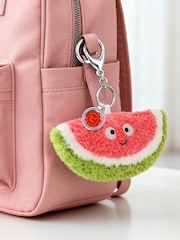 Keel Toys Watermelon 12cm Snackies Soft Toy Bag Charm - Image 1 of 2