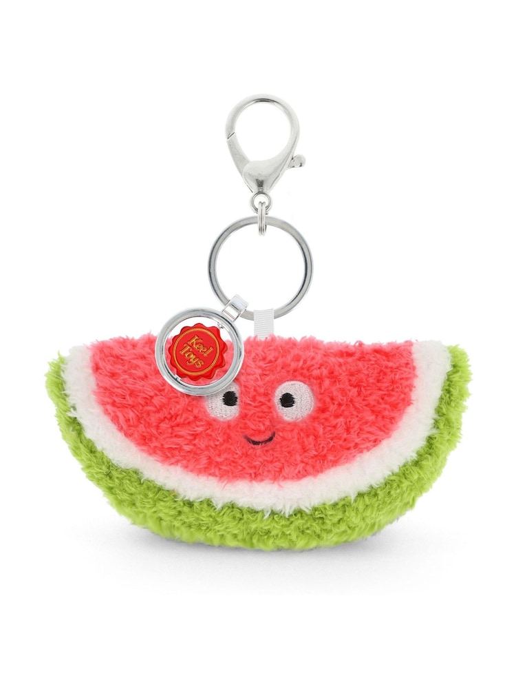 Keel Toys Watermelon 12cm Snackies Soft Toy Bag Charm - Image 2 of 2