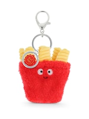 Keel Toys Fries 12cm Snackies Soft Toy Bag Charm - Image 2 of 2