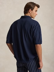 Polo Ralph Lauren Blue Short Sleeve Mesh Shirt - Image 2 of 3