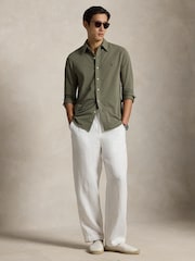 Polo Ralph Lauren Green Featherweight Mesh Shirt - Image 1 of 4