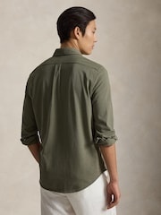 Polo Ralph Lauren Green Featherweight Mesh Shirt - Image 2 of 4