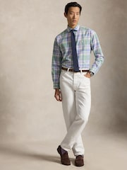 Polo Ralph Lauren Green Classic Oxford Check Shirt - Image 3 of 5