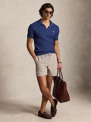 Polo Ralph Lauren Grey Soft Cord Textured Shorts - Image 3 of 4