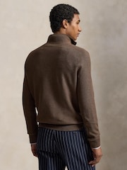 Polo Ralph Lauren Brown Sweater-Half Zip Jumper - Image 2 of 5