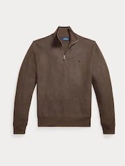 Polo Ralph Lauren Brown Sweater-Half Zip Jumper - Image 5 of 5