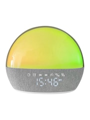 MenKind Grey RED5 Colour Changing T509 Five Soothing Sounds Alarm Clock - Image 3 of 6