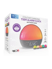 MenKind Grey RED5 Colour Changing T509 Five Soothing Sounds Alarm Clock - Image 6 of 6