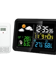 MenKind Black RED5 LED Weather Station Chic Design With Wireless Sensor - Image 3 of 4