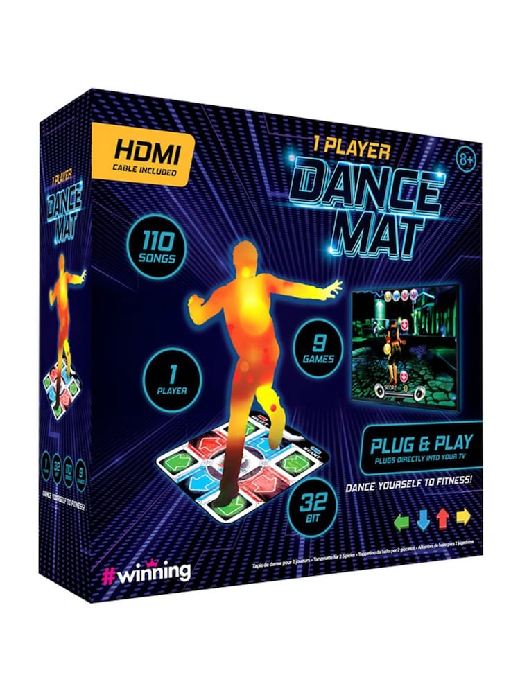 MenKind Multi Colour Winning Funky Dance Mat 120Cm for Energetic Kids' Grooves - Image 3 of 3