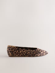Leopard Forever Comfort® Almond Toe Ballet Flats - Image 7 of 9
