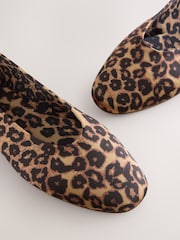 Leopard Forever Comfort® Almond Toe Ballet Flats - Image 8 of 9