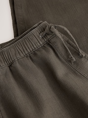 Marrón - Corte holgado - Cotton Elasticated Drawstring Trousers - Imagen 9 de 10