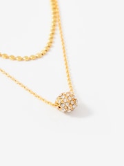 Mint Velvet Gold Plated Layered Necklace - Image 3 of 3