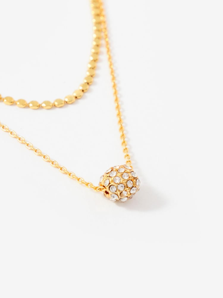 Mint Velvet Gold Plated Layered Necklace - Image 3 of 3