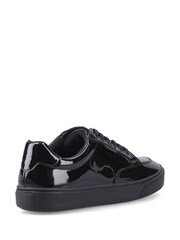 Hush Puppies Black Evelyn Lace Senior Trainers - Image 2 of 5
