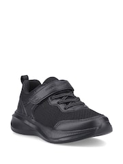 Hush Puppies Black Marty Senior Trainers - Image 3 of 5