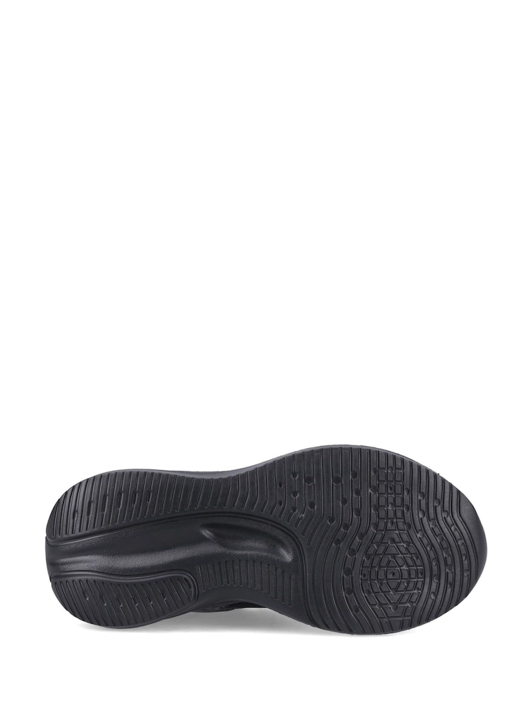 Hush Puppies Black Marty Senior Trainers - Image 5 of 5