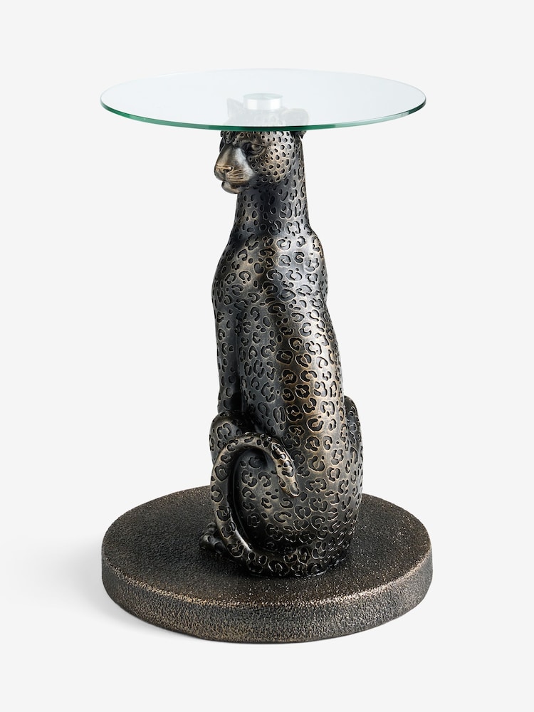 Black Panther Resin Side Table - Image 5 of 5 Black Panther Resin Side Table - Image 5 of 5