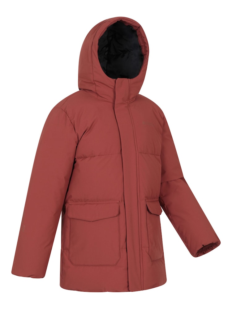 Mountain Warehouse Orange Blaize Water Resistant Down Jacket - Image 2 of 5 Mountain Warehouse Orange Blaize Water Resistant Down Jacket - Image 2 of 5