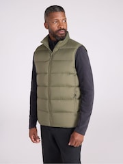 Πράσινο - Mountain Warehouse Stratus Extreme Down Αμάνικο μπουφάν - Εικόνα 1 από 10