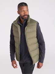 Πράσινο - Mountain Warehouse Stratus Extreme Down Αμάνικο μπουφάν - Εικόνα 3 από 10