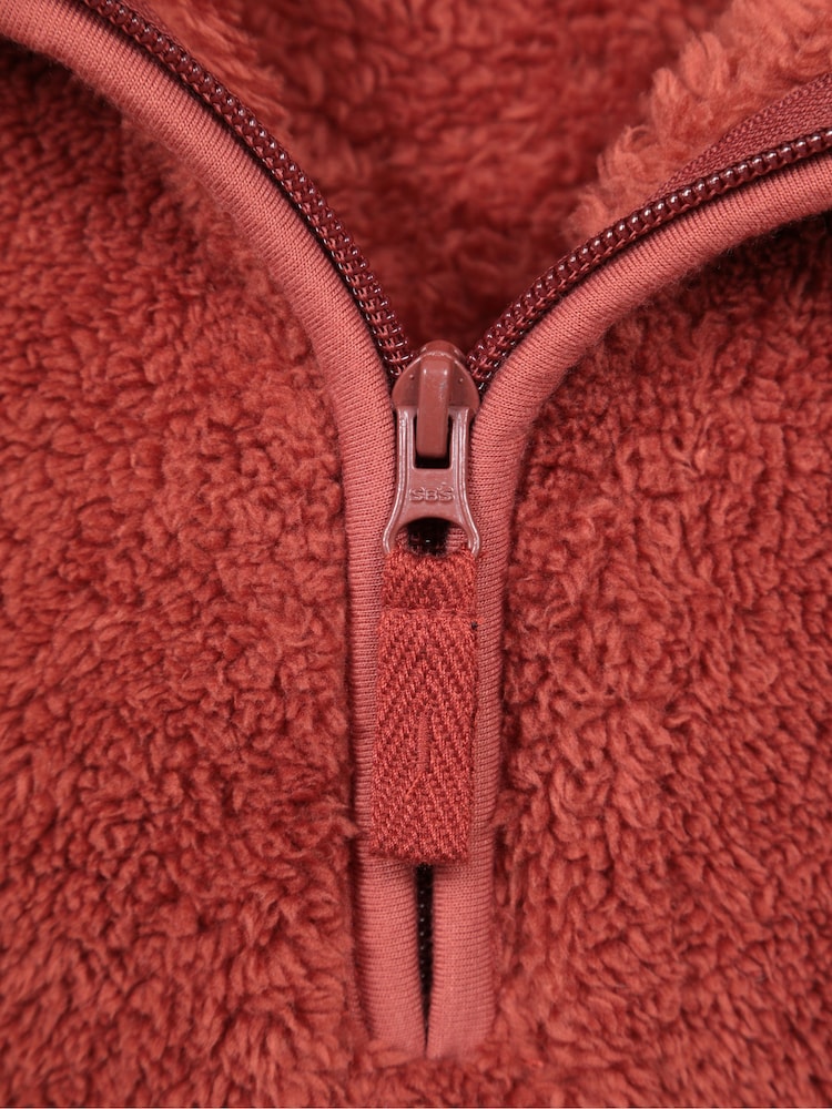 أحمر - سترة فليس بنصف سحاب من Mountain Warehouse - صورة 10 من 10