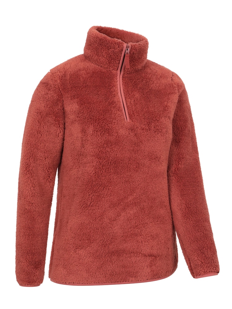 أحمر - سترة فليس بنصف سحاب من Mountain Warehouse - صورة 2 من 10