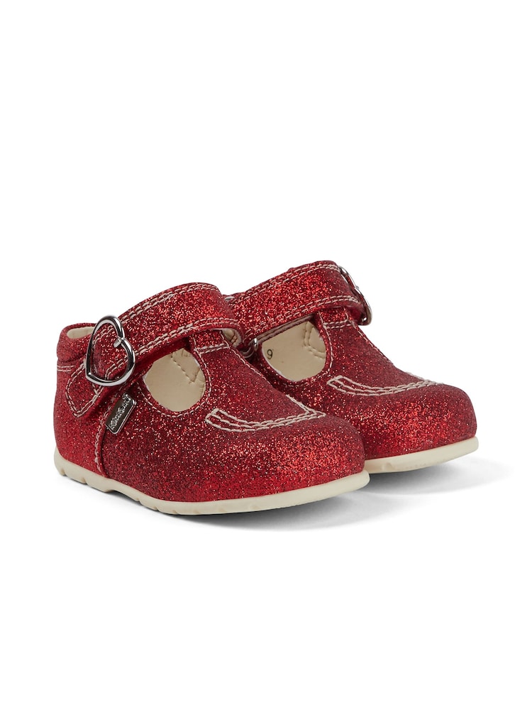 Kickers Red Kick T Glitter Shoes - Image 3 of 3 Kickers Red Kick T Glitter Shoes - Image 3 of 3