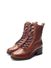 Moda in Pelle Tan Bezzy Lace Up Casual Boots - Image 2 of 4