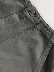 Khaki Green Utility Wide Leg Jeans - Image 8 of 9