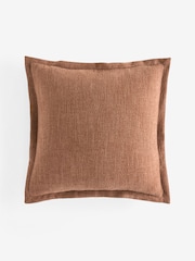 Orange 50 x 50cm Burford Flange Edge Cushion - Image 9 of 10