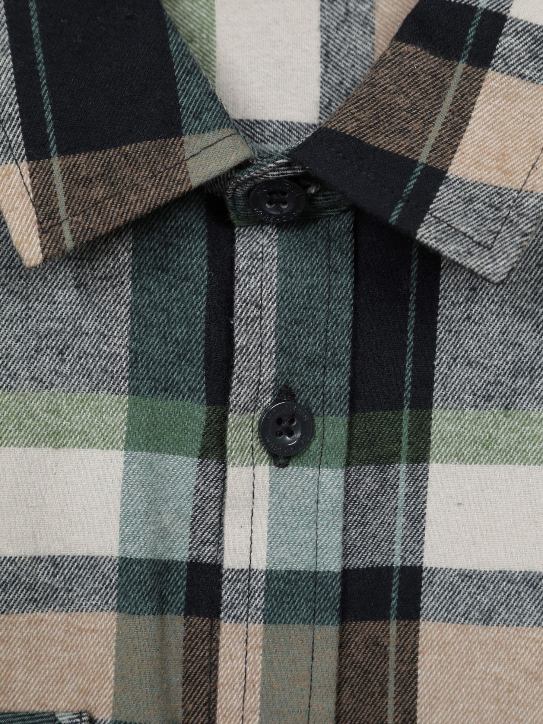 Buy Mountain Warehouse Light Green Trace Mens Flannel Long Sleeve