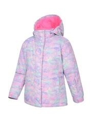 Mountain Warehouse Blue Marl Snowdrop Printed  Ski Jacket - Image 4 of 7