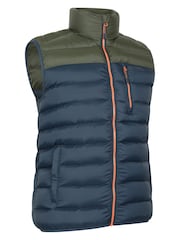 Mountain Warehouse Green Link Mens Water Resistant Padded Gilet - Image 6 of 9
