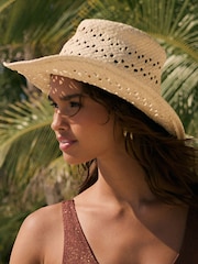 Friends Like These Natural Western Hat - Image 4 of 6