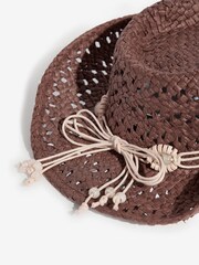 Friends Like These Chocolate Brown Western Hat - Image 3 of 5